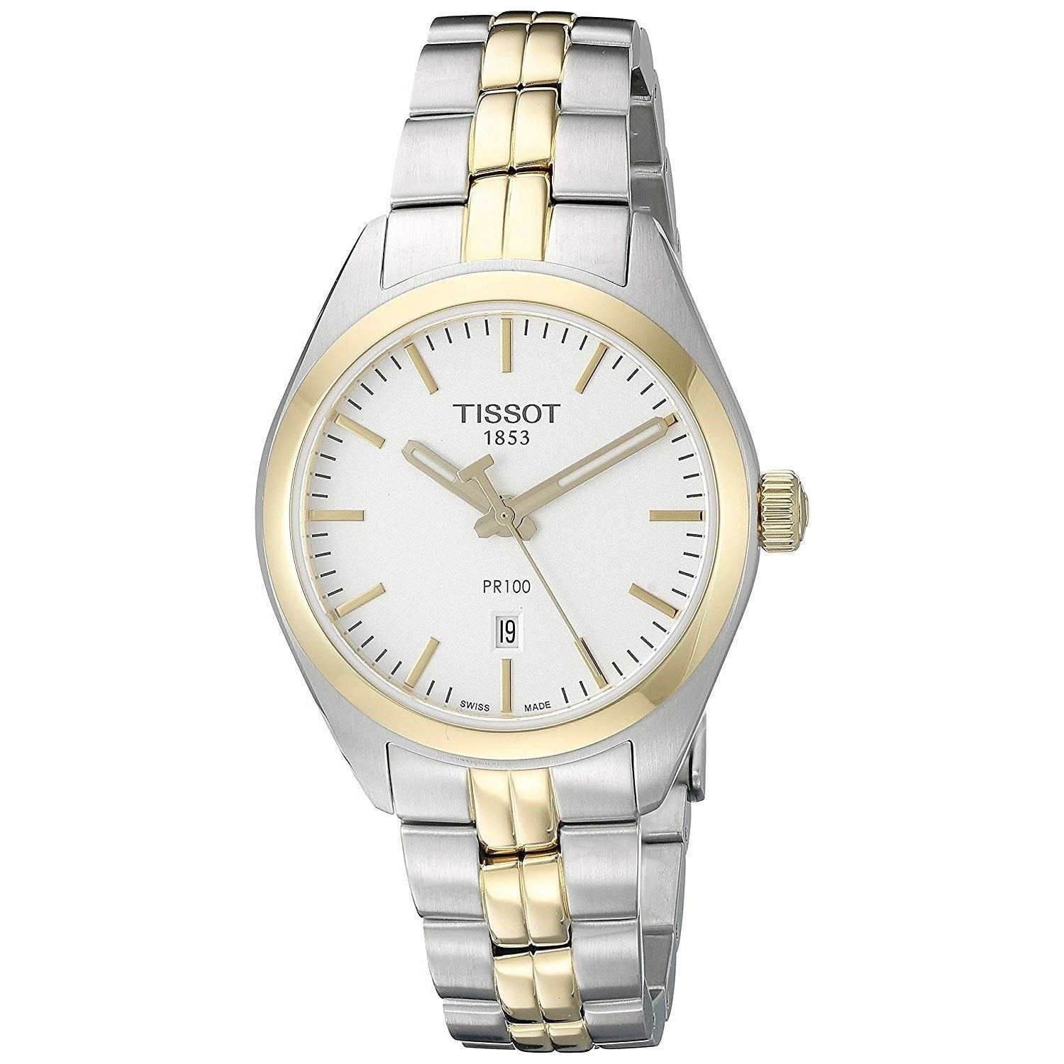 Tissot PR 100 Quartz Silver Dial Women's Watch T1012102203100