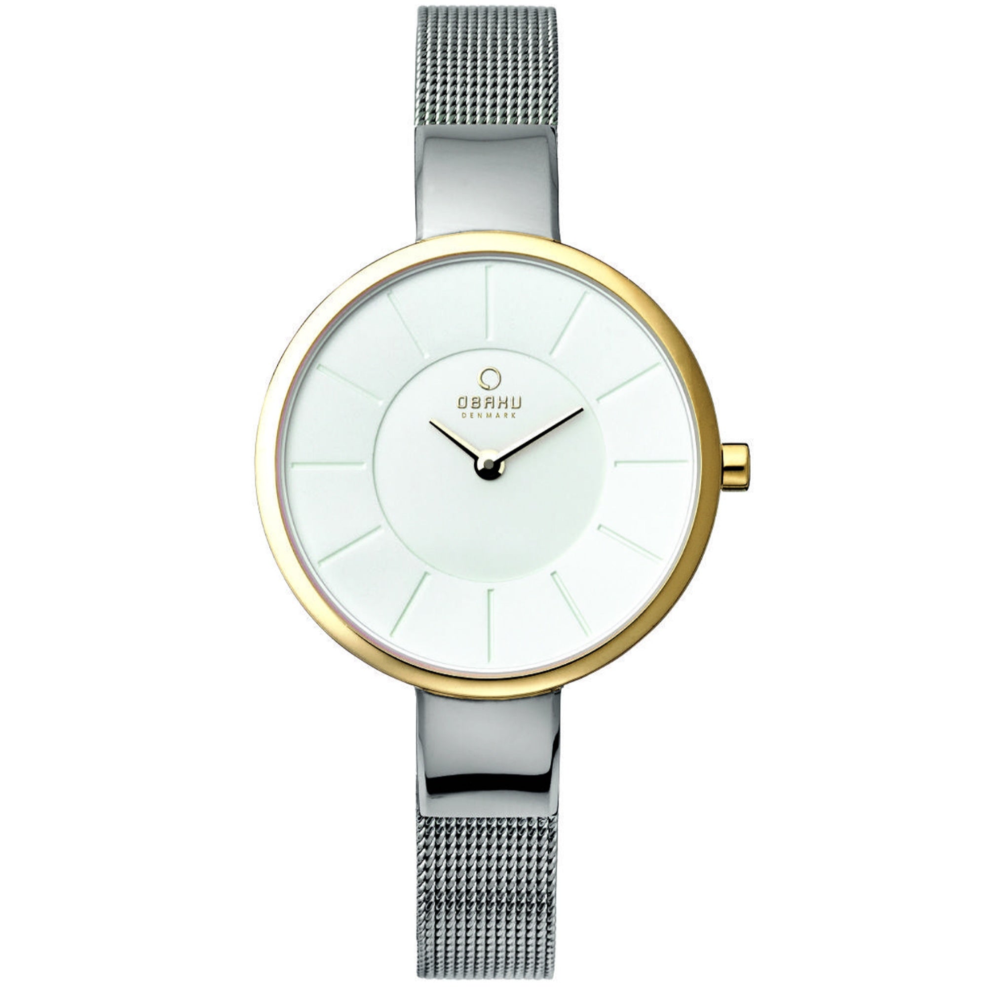 Obaku Quartz Classic White Dial Women's Watch V149LXAIMC2
