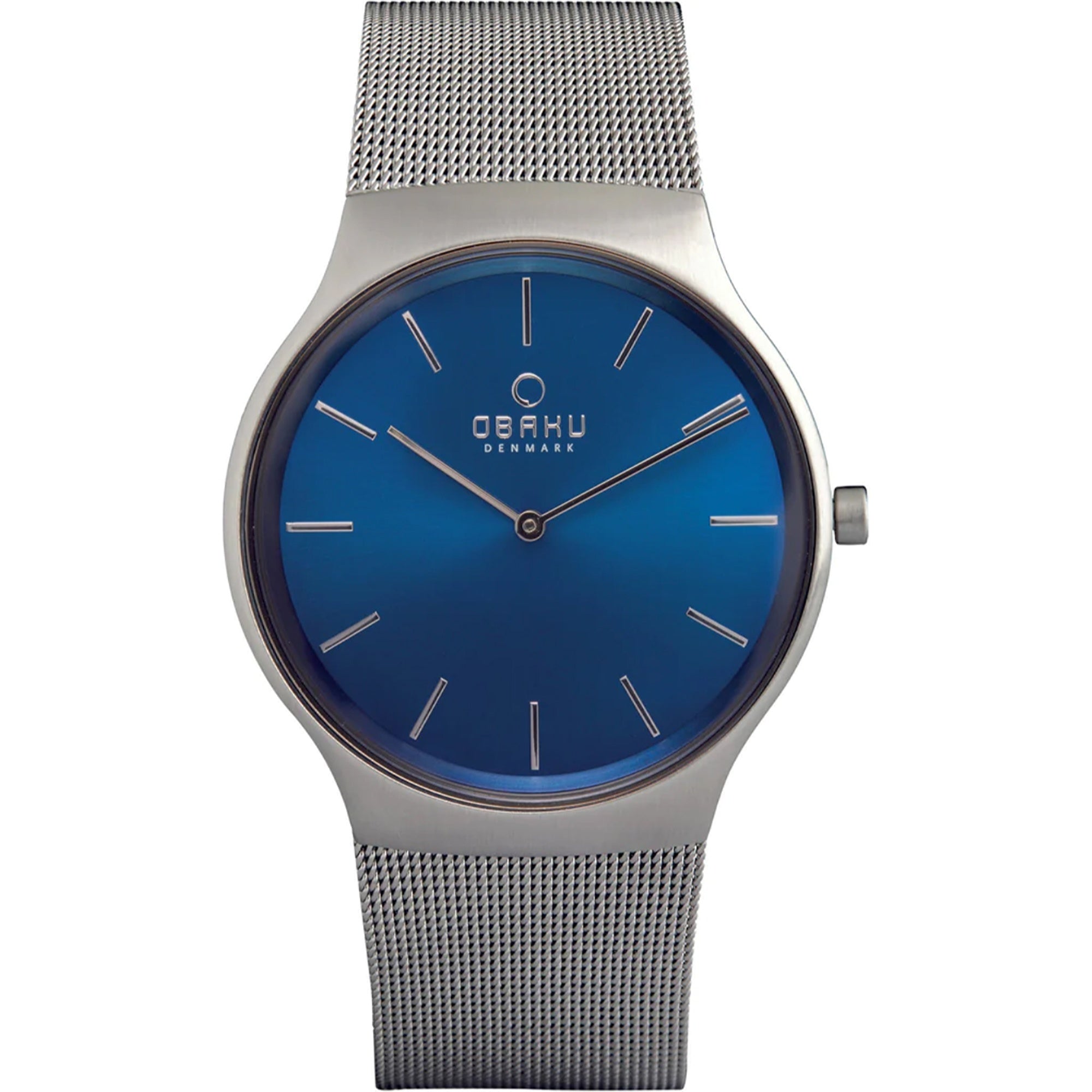 Obaku Quartz Denmark Blue Dial Men's Watch V178GXCLMC