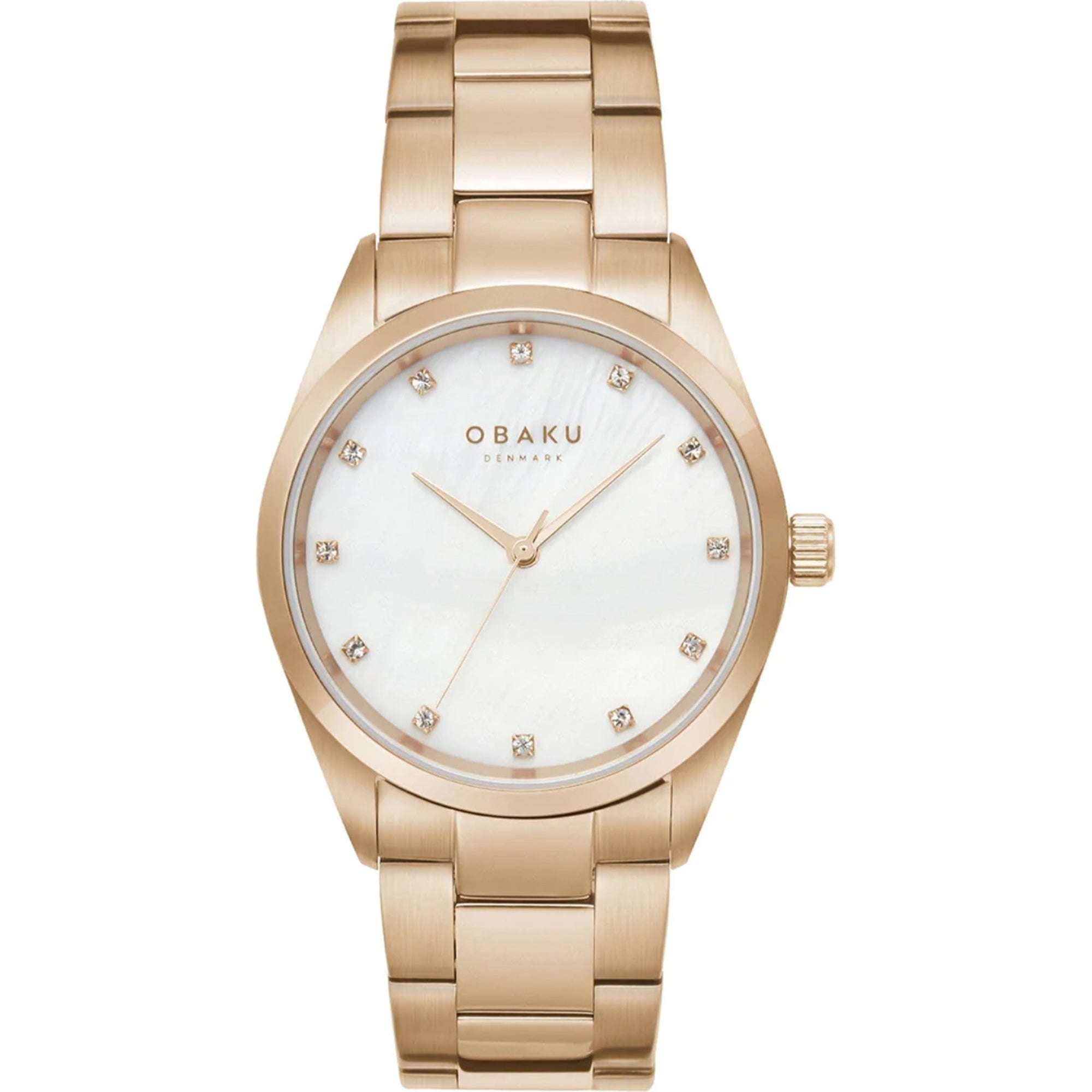 Obaku Quartz Classic White Dial Women's Watch V263LXVWSV