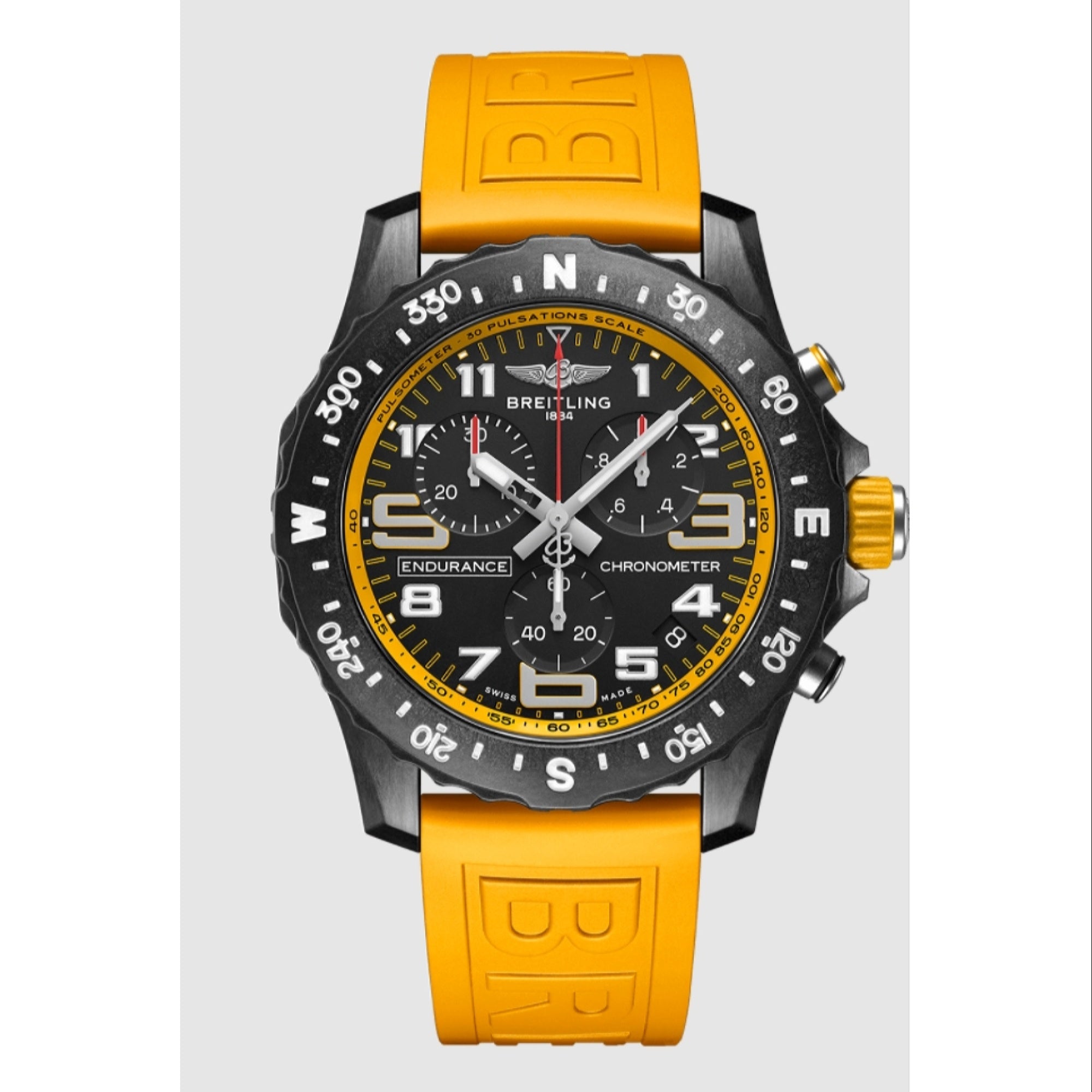 Breitling Endurance Pro Quartz Chronograph Black Dial Men's Watch X82310A41B1S1