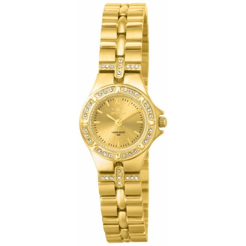 Invicta Quartz Wildflower Gold Dial Women's Watch 0134