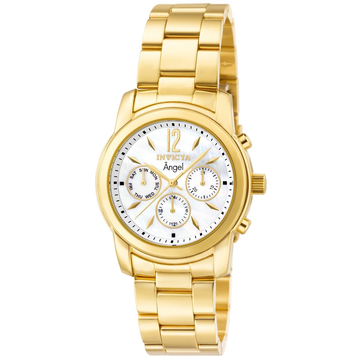 Invicta Quartz Angel Mother of Pearl Dial Women's Watch 0465