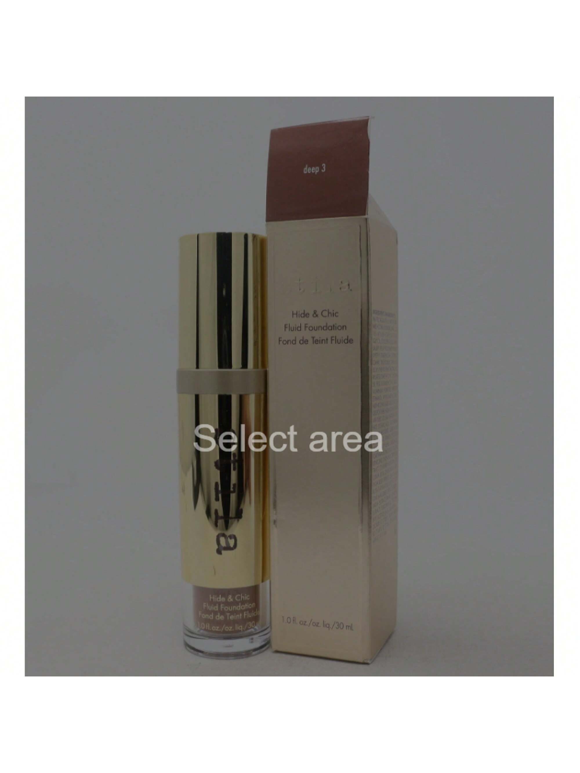 Hide & Chic Fluid Foundation (Deep 3) by Stila 1 Oz 094800357129