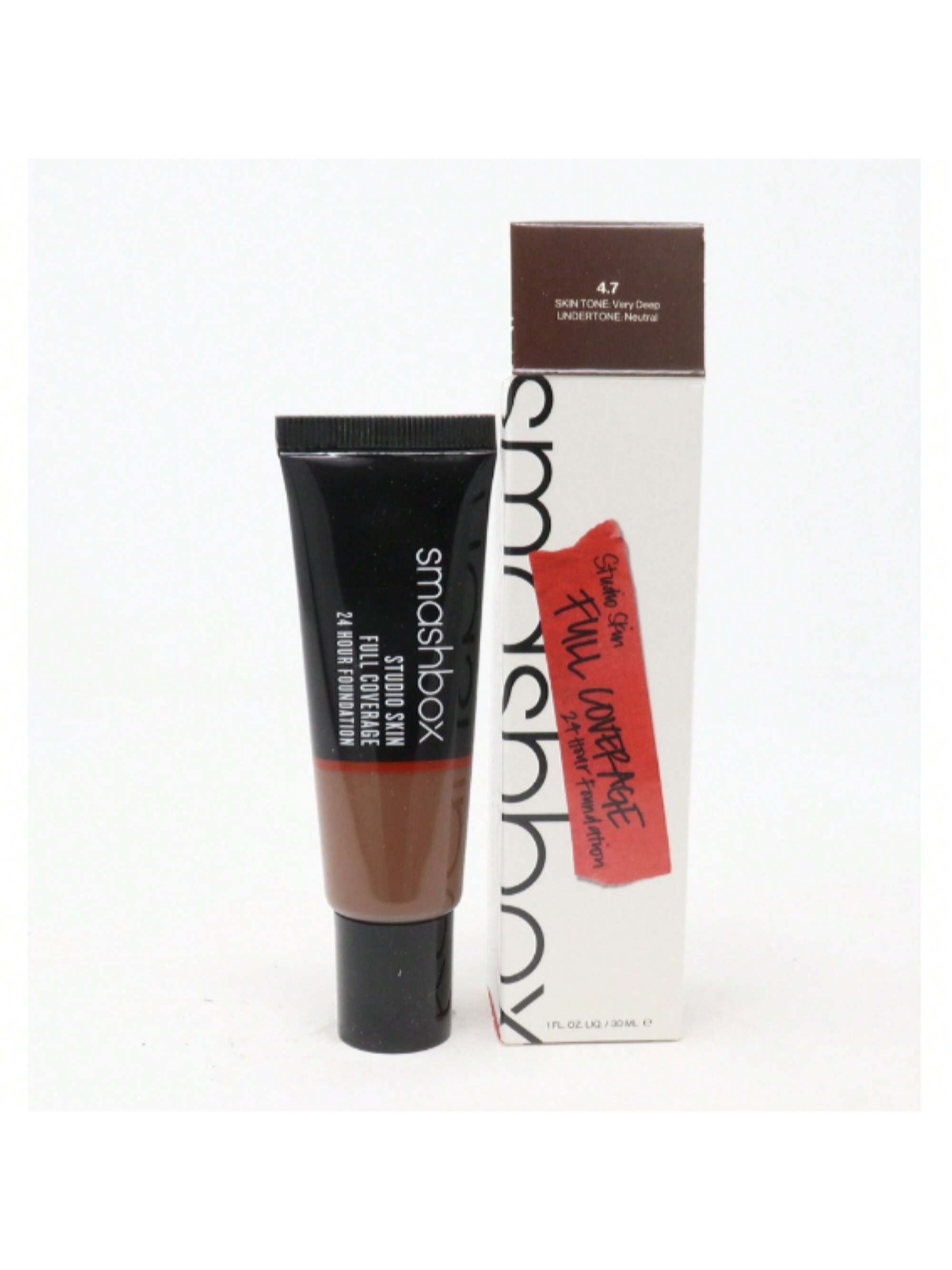 Studio Skin Full Coverage 24 Hour Foundation (4.7) by Smashbox 1 Oz 607710086784