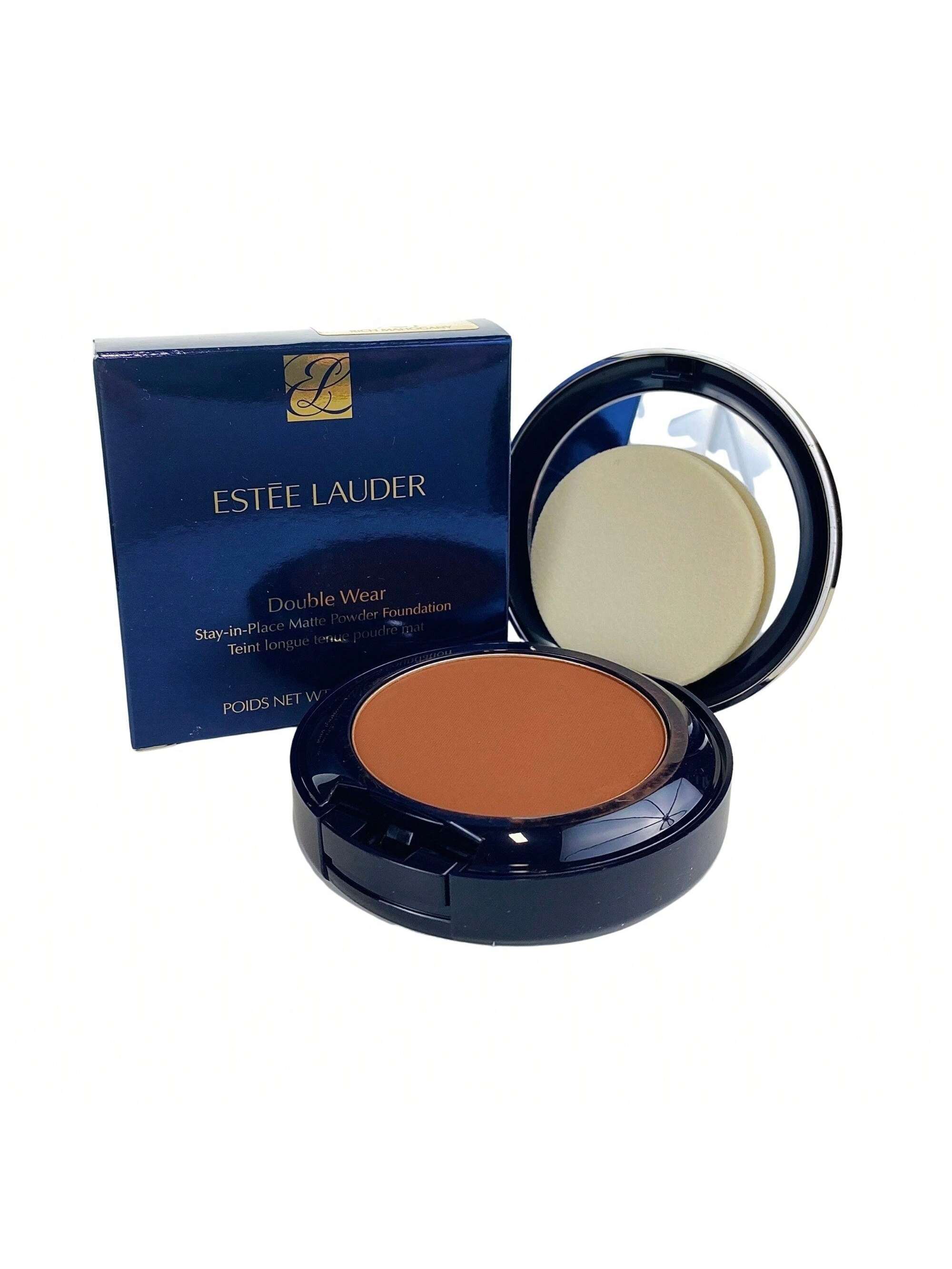 Double Wear Stay-In-Place Powder Makeup 7C1 Rich Mahogany(A8) by Estee Lauder 0.42 Oz 887167445338