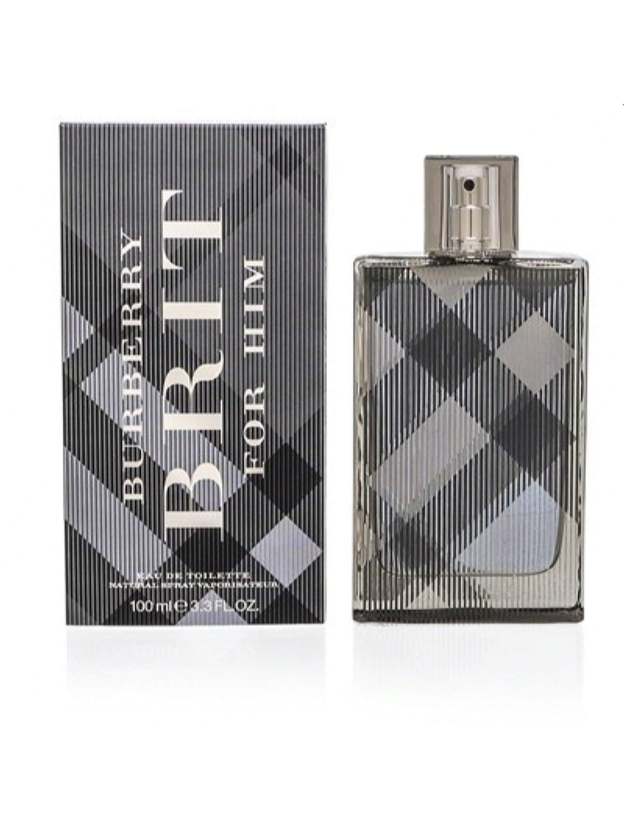 Burberry Brit Men by Burberry EDT Spray 3.3 Oz - Men 3614226905154
