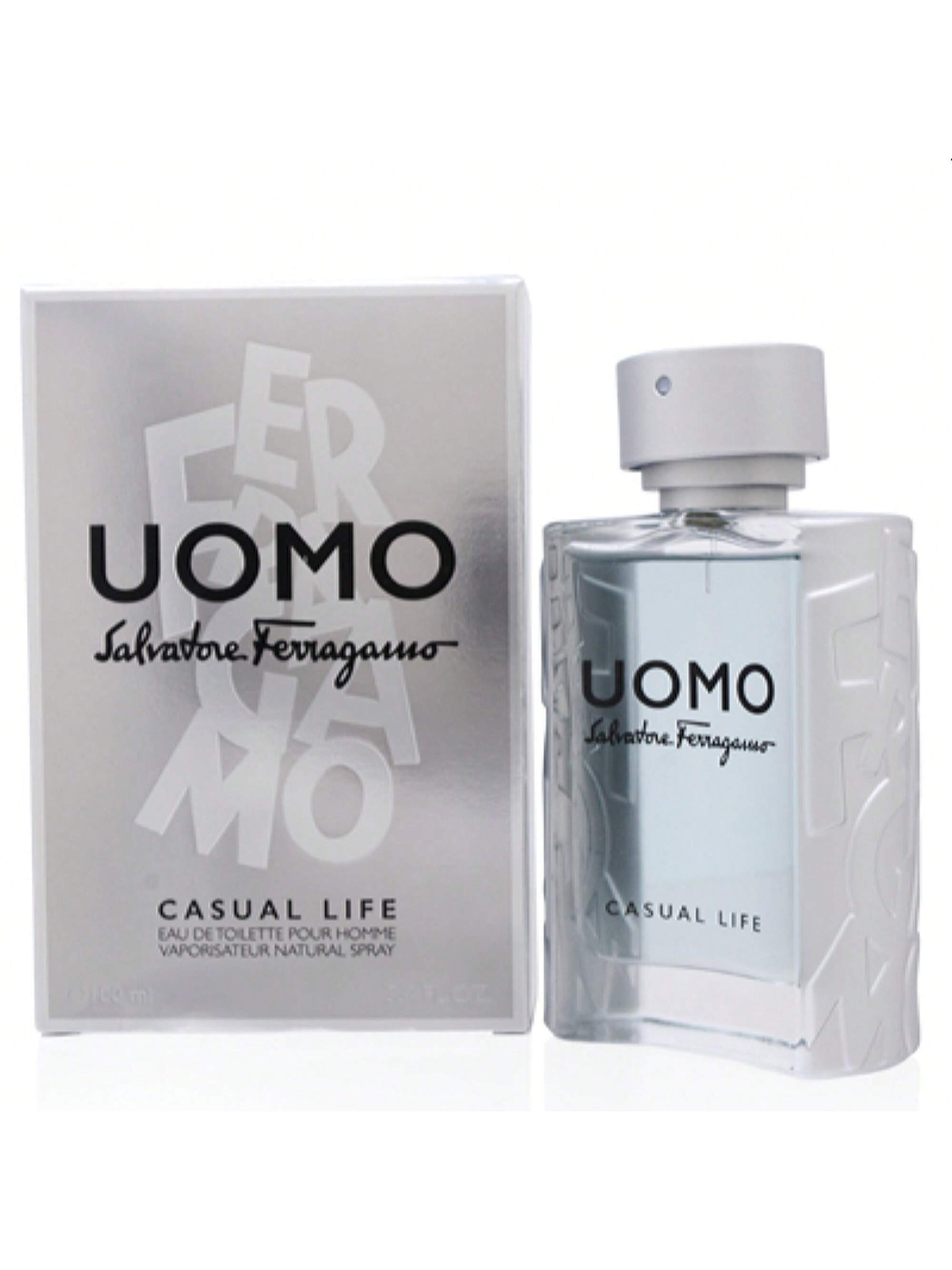 Uomo Casual Life by S. Ferragamo EDT Spray 3.4 Oz - Men 8052086372979