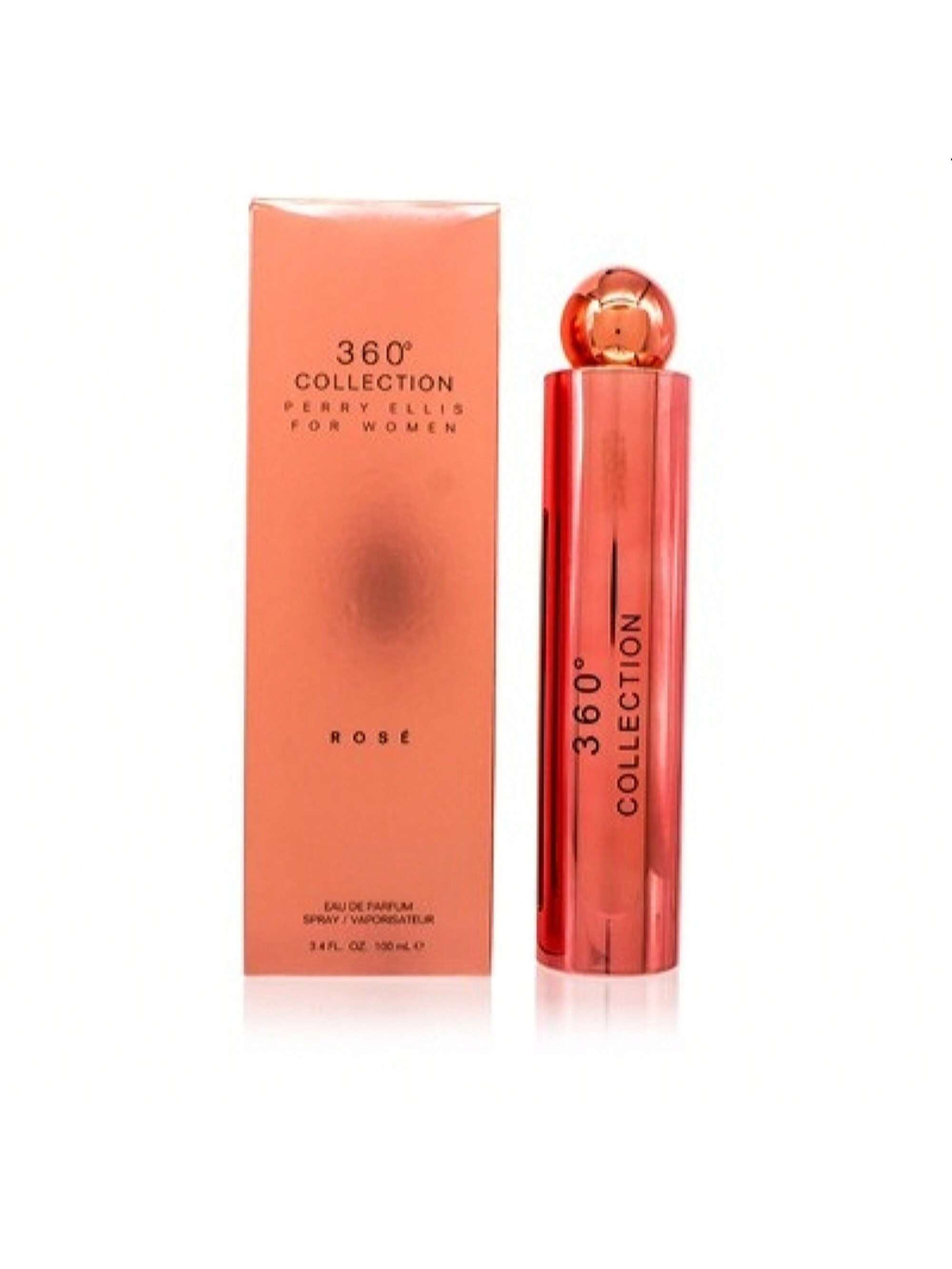 360 Collection Rose by Perry Ellis EDP Spray 3.4 Oz - Women 844061009462
