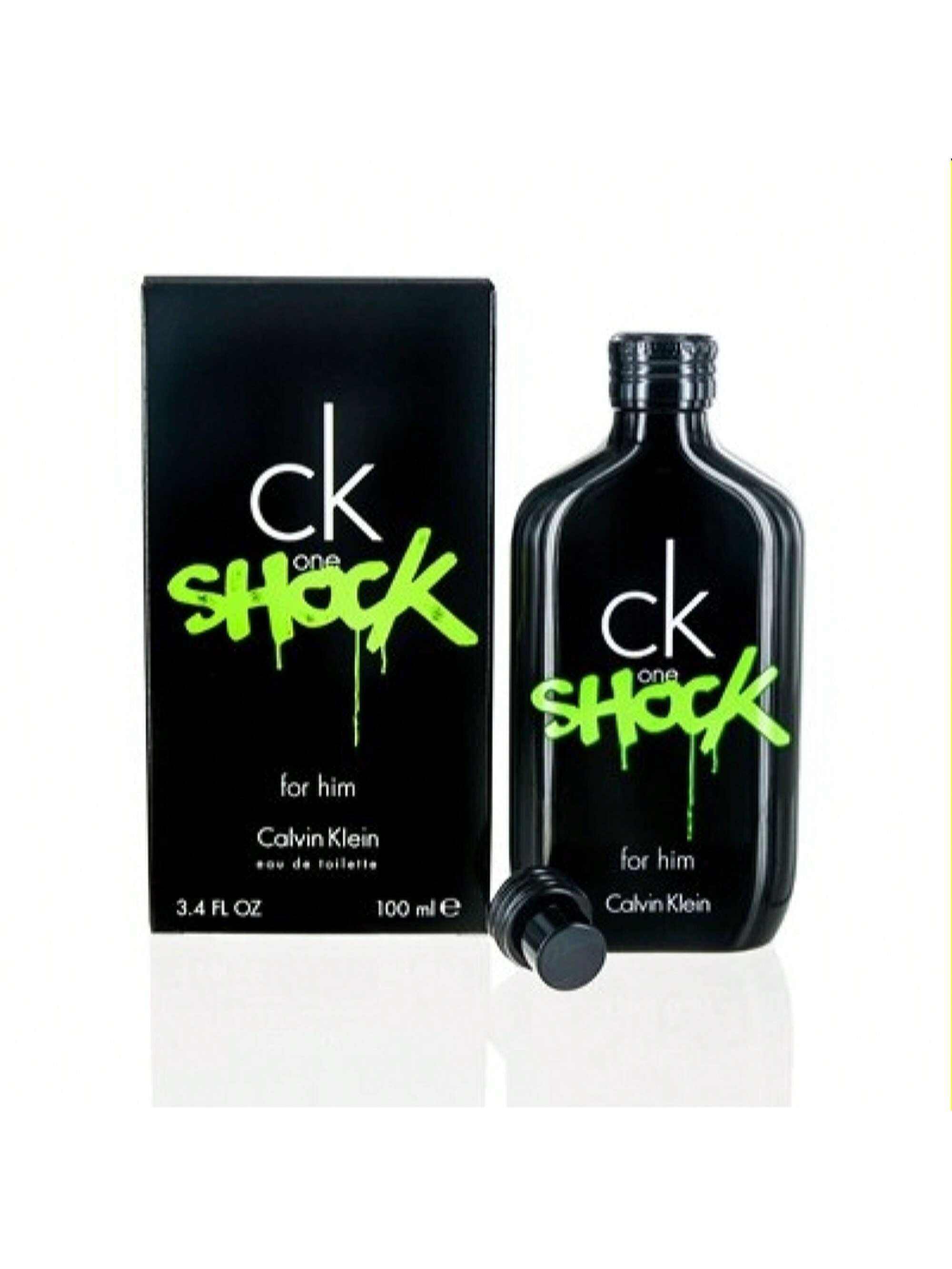 Ck One Shock Men by Calvin Klein EDT Spray 3.4 Oz - Men 3607342401341