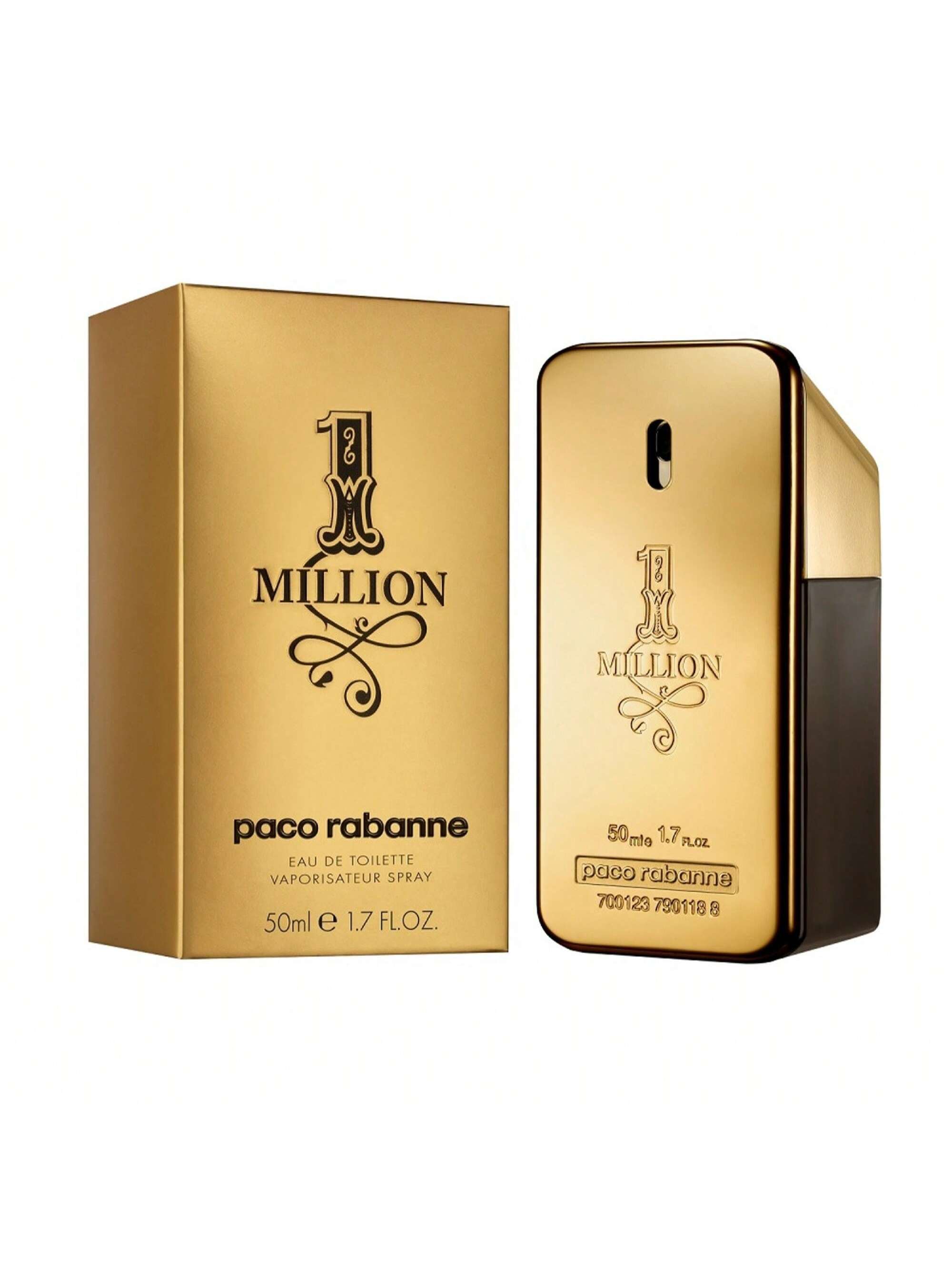 Paco Rabanne1 Million Men by Paco Rabanne EDT Spray 1.7 Oz - Men 3349668612598