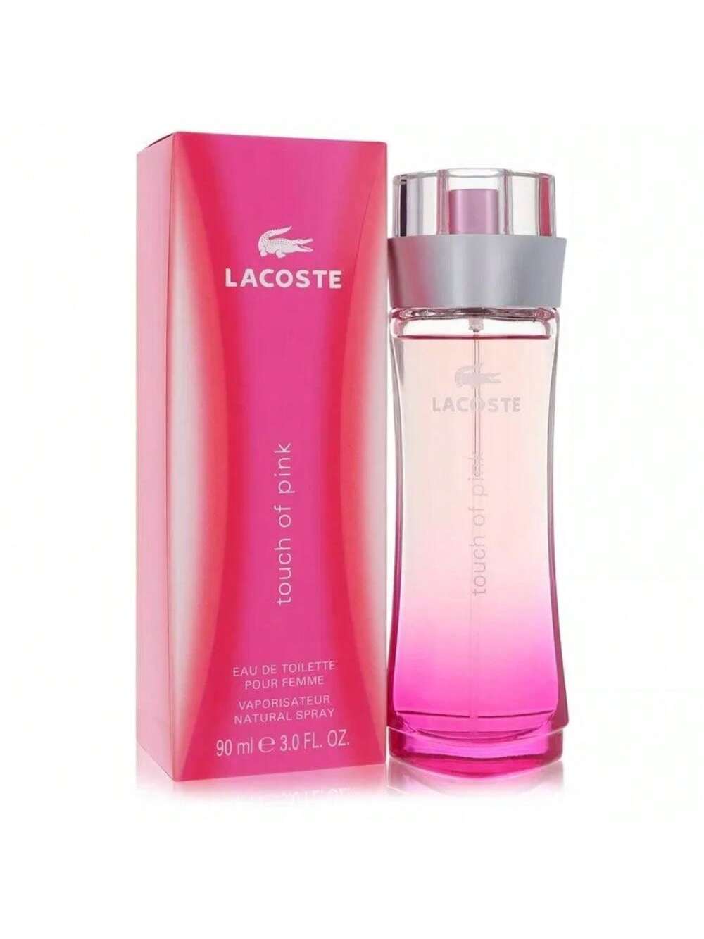 Touch Of Pink by Lacoste EDT Spray 3.0 Oz - Women 3386460149440
