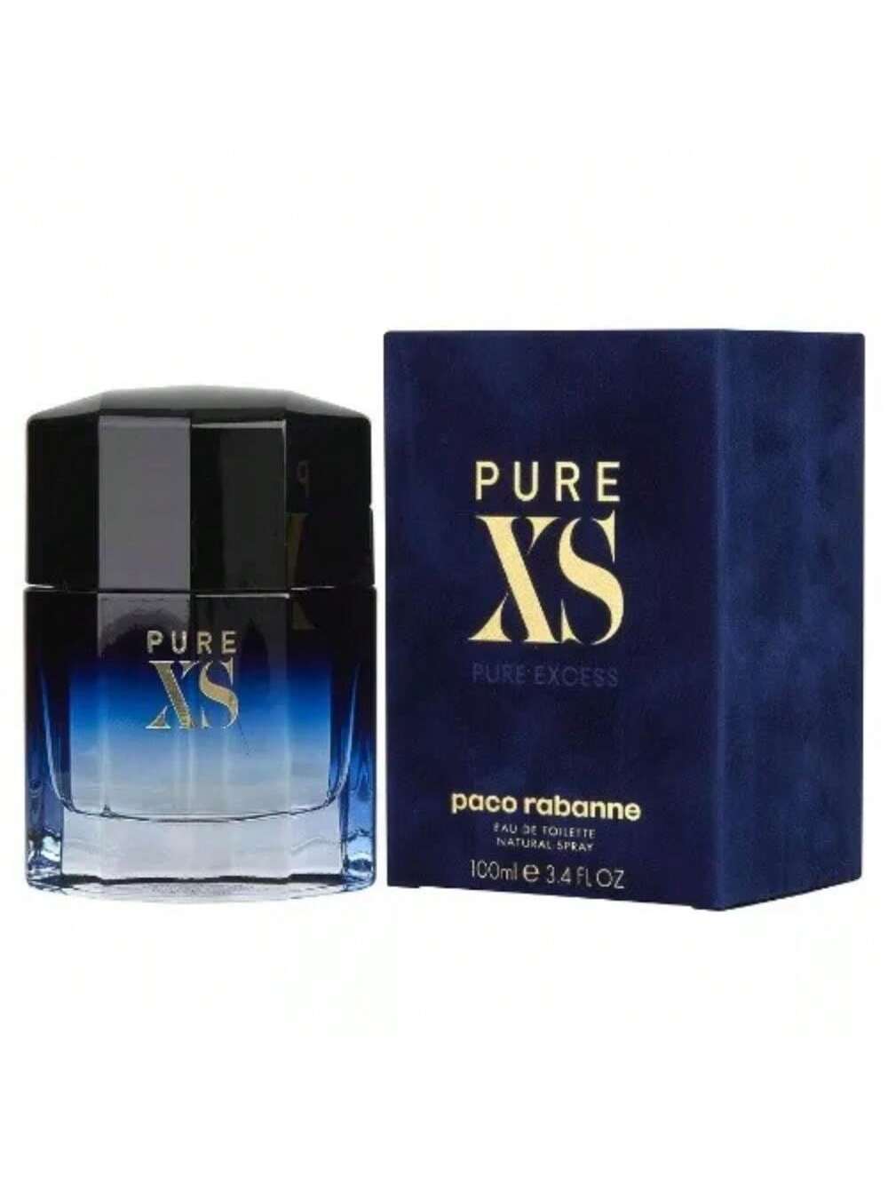 Pure Xs by Paco Rabanne EDT Spray 3.4 Oz - Men 3349668576173