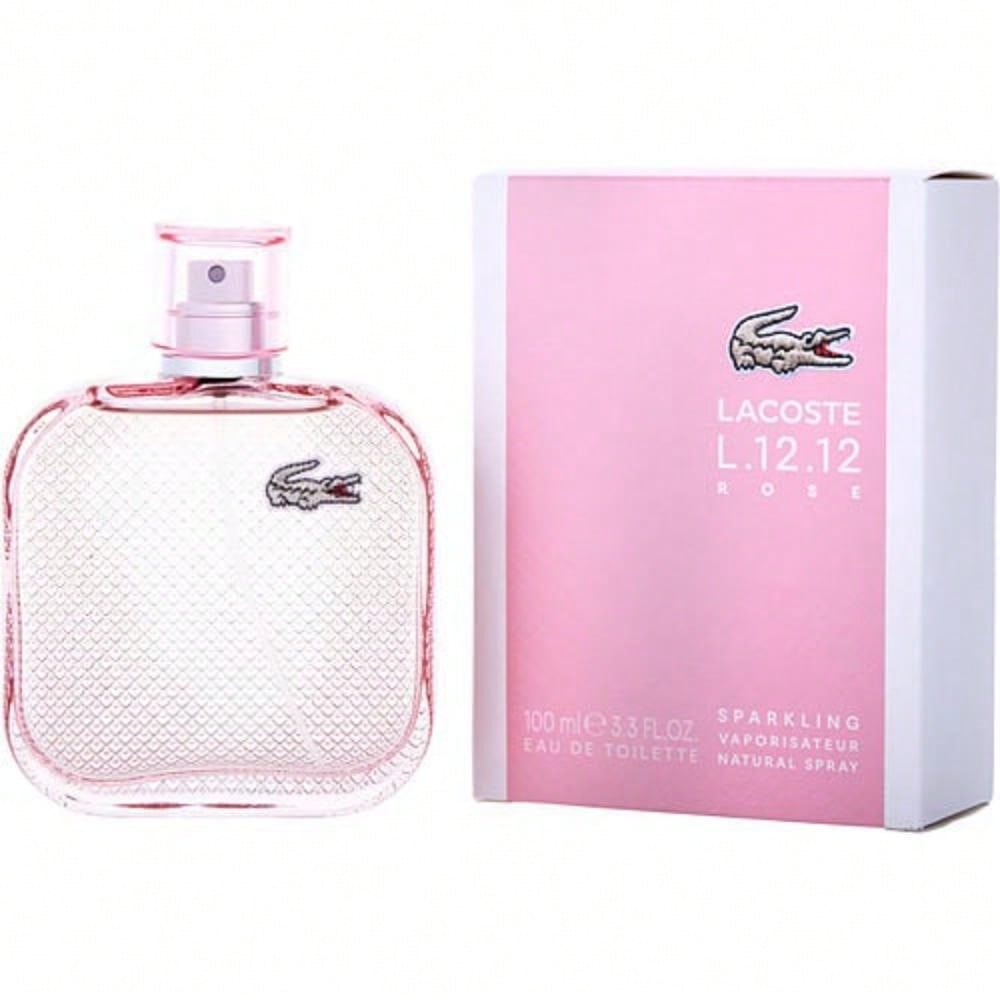 L.12.12 Sparkling Rose by Lacoste EDT Spray 3.3 Oz - Women 3386460149198