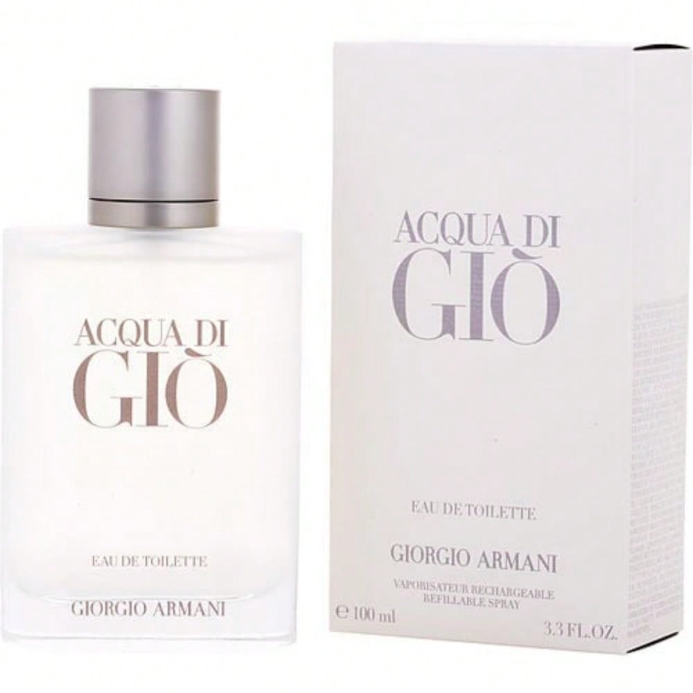 Acqua Di Gio Men by Giorgio Armani EDT Refillable 3.3 Oz - Men 3614273955546