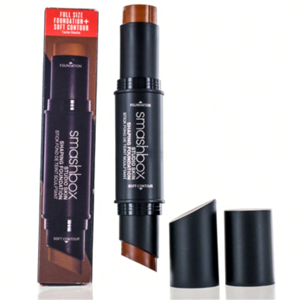 Studio Skin Shaping Foundation Stick (4.3) Deep Warm Brown+soft Contour by Smashbox 0.26 Oz 607710061514