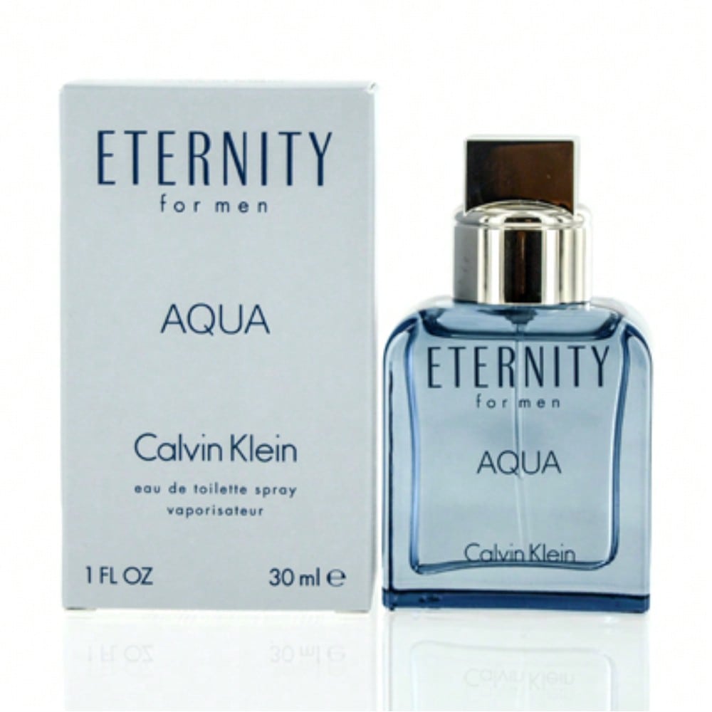 Eternity Aqua Men by Calvin Klein EDT Spray 1.0 Oz - Men 3607340126000