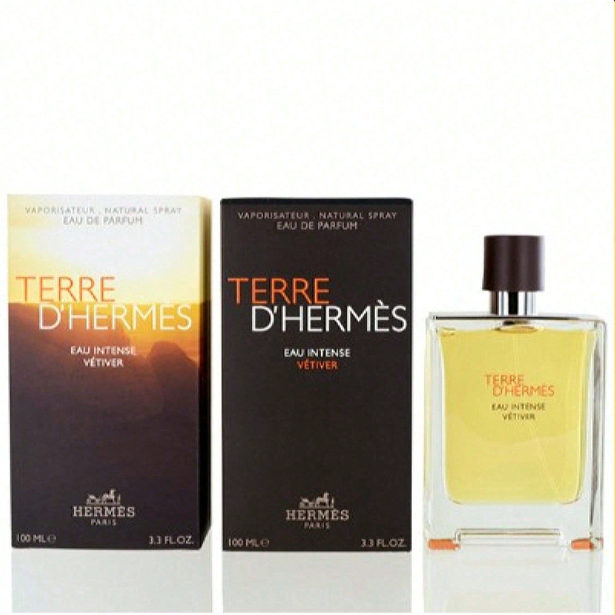 Terre D'Hermes Eau Intense Vet by Hermes EDP Spray 3.3 Oz - Men 3346131430741