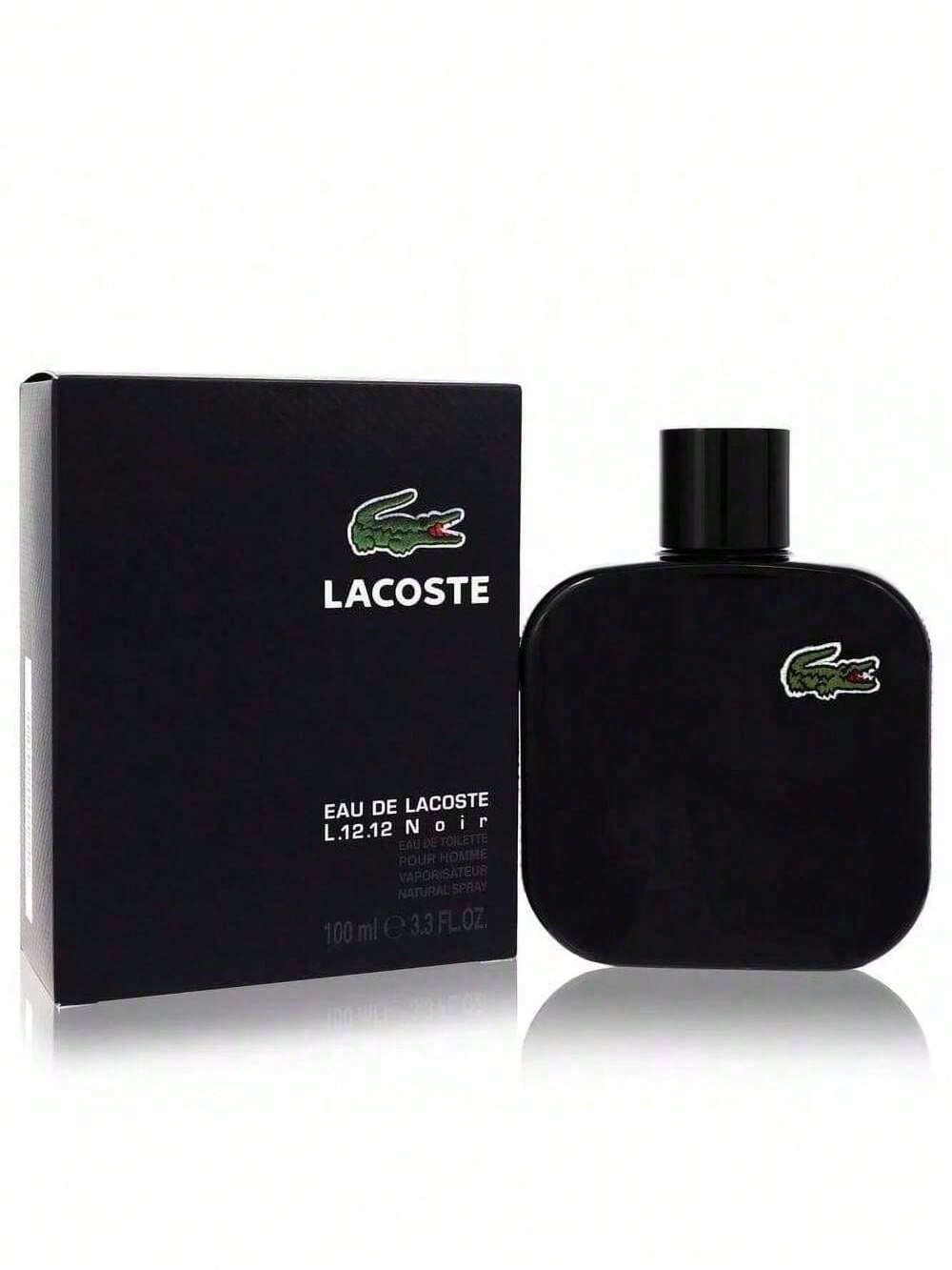Eau De Lacoste L.12.12 Noir by Lacoste EDT Spray 3.3 Oz - Men 3386460149174
