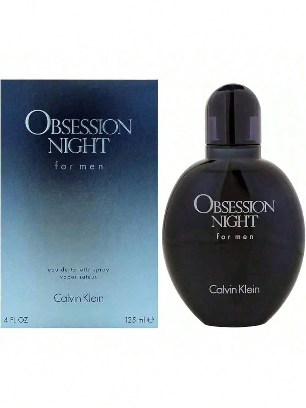 Obsession Night Men by Calvin Klein EDT Spray 4.0 Oz - Men 088300150458