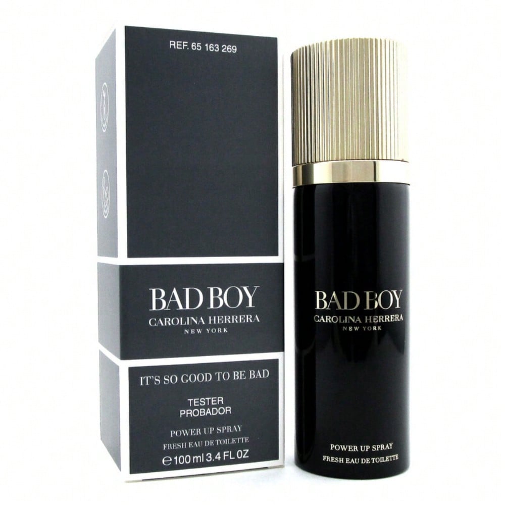 Bad Boy Power Up by Carolina Herrera EDT Spray 3.4 Oz *Tester - Men 8411061988268