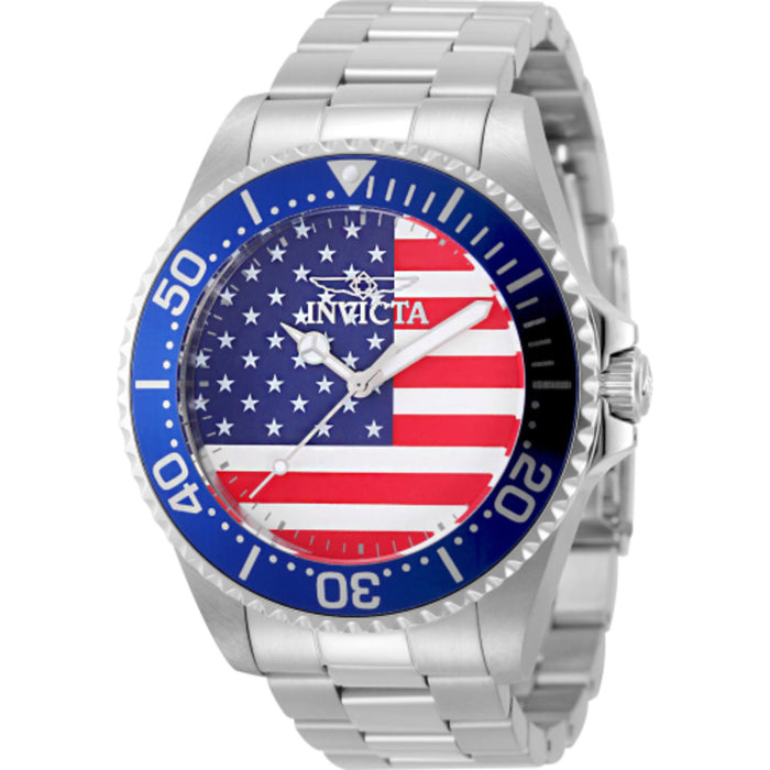 Invicta Quartz Pro Diver Red Dial Men's Watch 50415