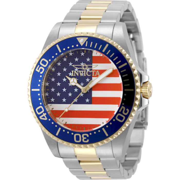 Invicta Quartz Pro Diver Red Dial Men's Watch 50417