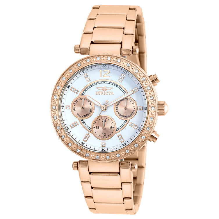 Invicta Quartz Angel White Dial Women's Watch 21558
