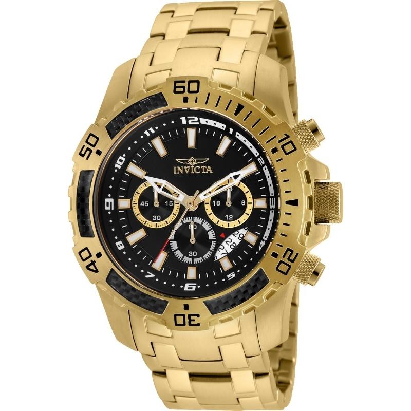 Invicta Quartz Pro Diver Black Dial Men's Watch 24855