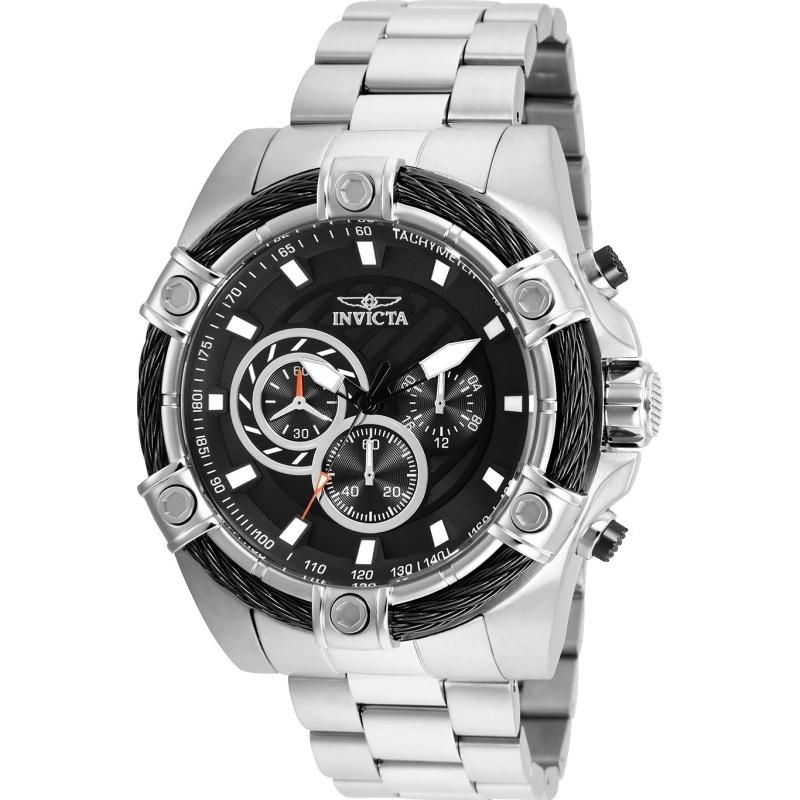 Invicta Quartz Bolt Black Dial Men's Watch 25512
