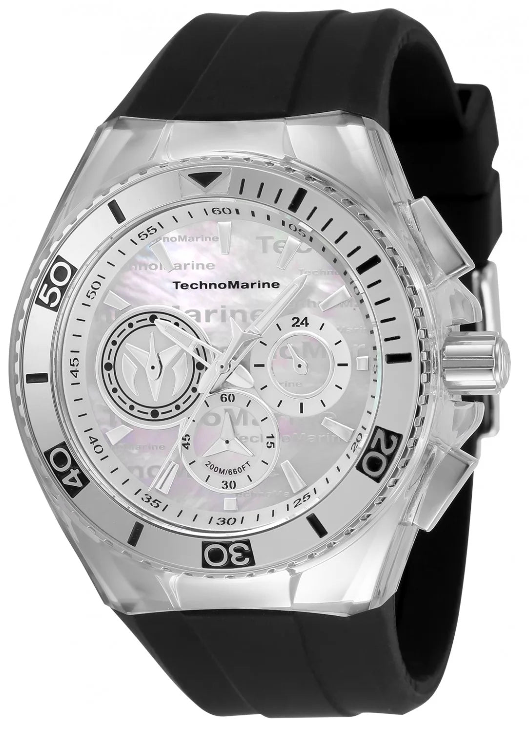 Technomarine Men's TM-120021 Cruise Quartz White, Silver Dial Watch