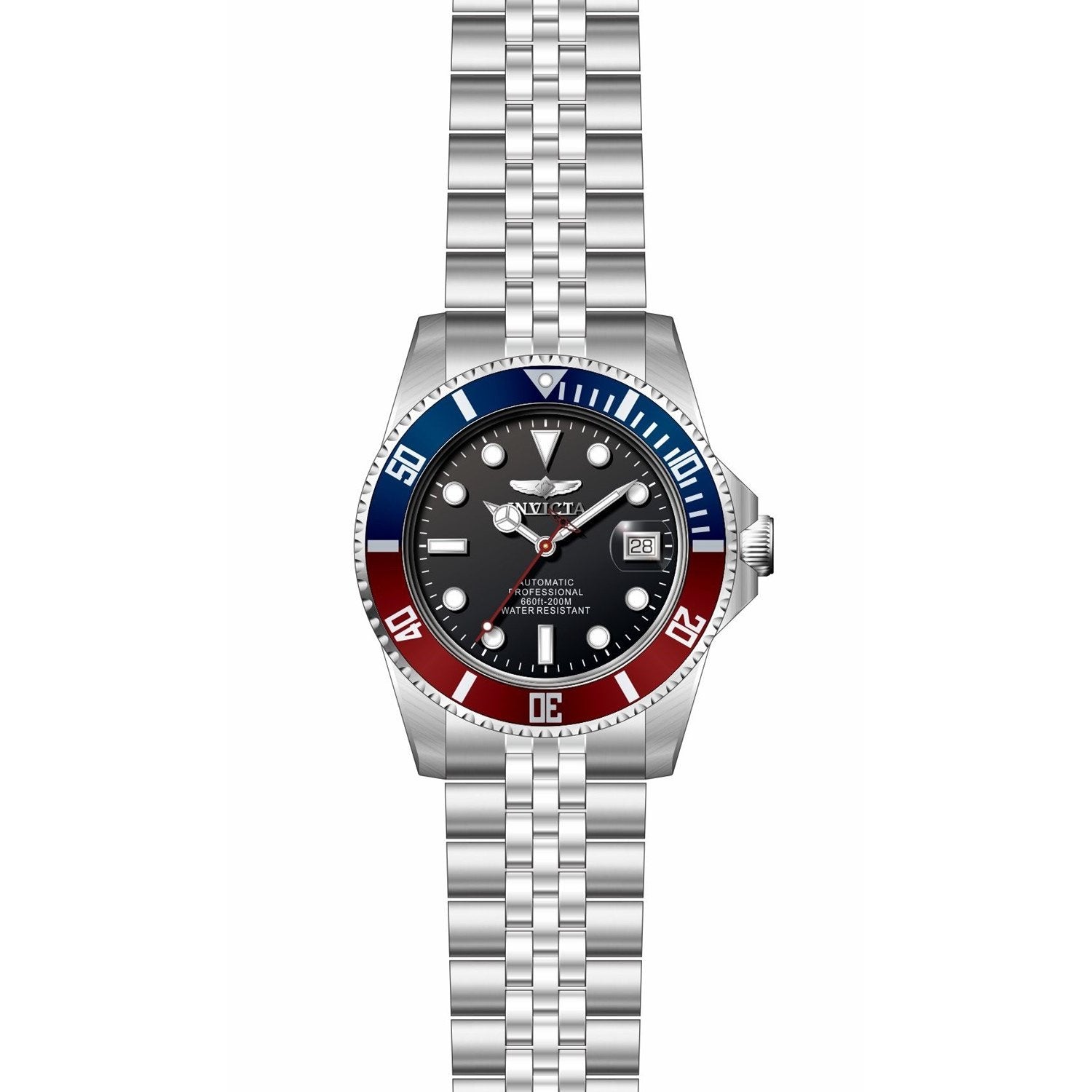 Invicta Automatic Pro Diver Black Dial Men's Watch 29176