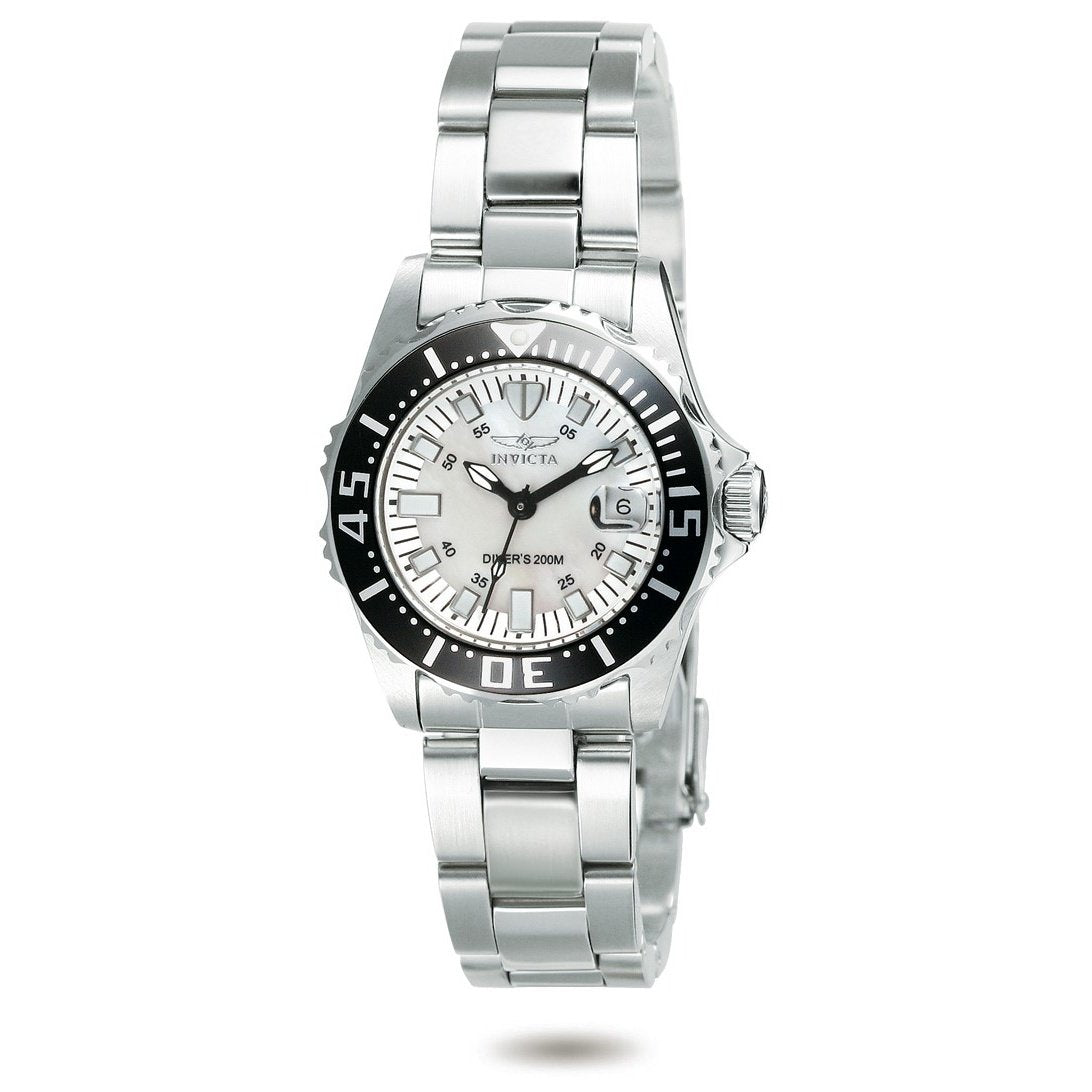 Invicta Quartz Pro Diver Mother of Pearl Dial Women's Watch 2958