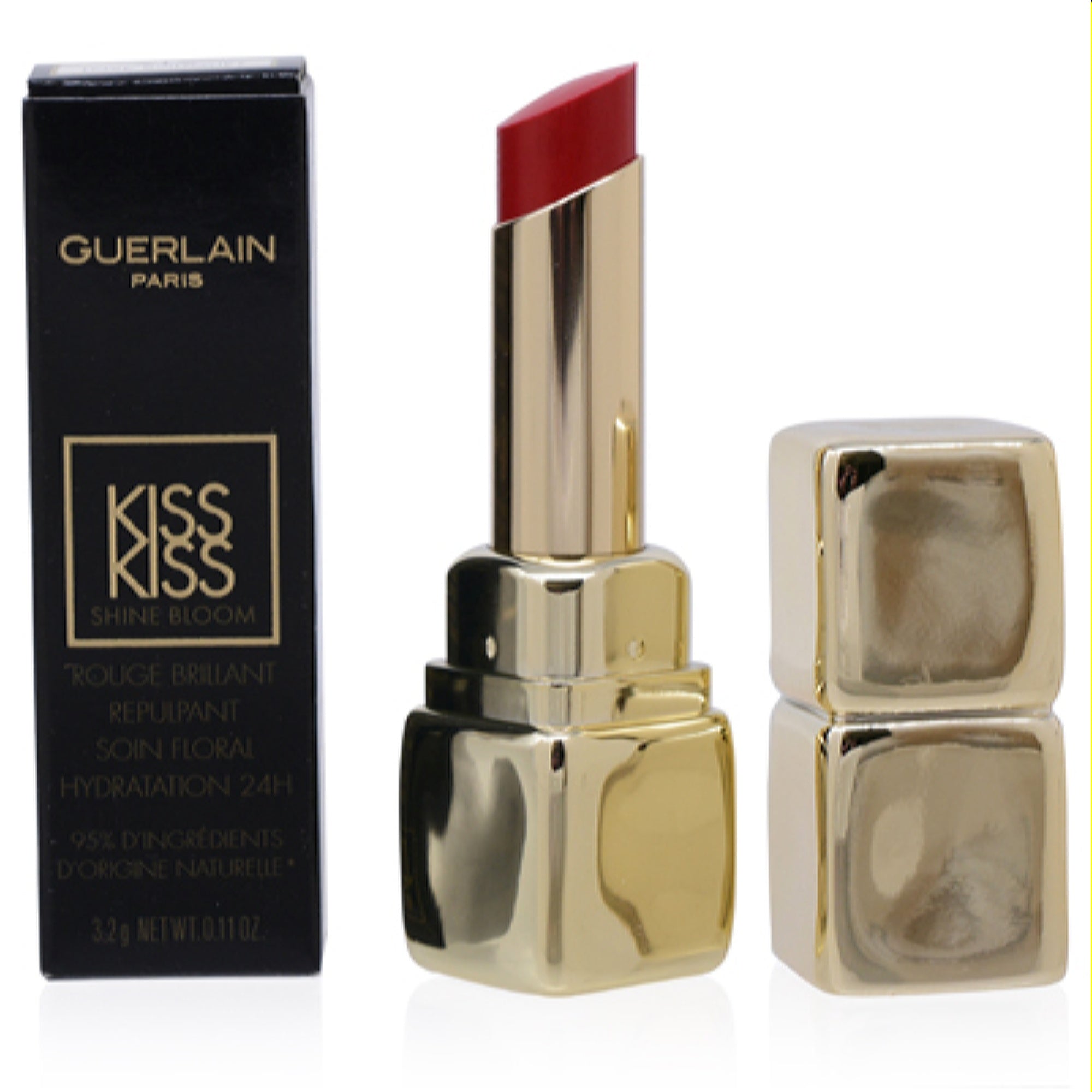 Guerlain  Guerlain Kiss Kiss Shine Bloom Lip Colour 719 Love Bouquet 0.11 Oz 3.2 G  3346470436473
