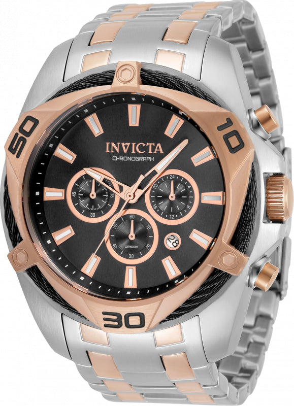 Invicta Quartz Bolt Black Dial Men's Watch 34129