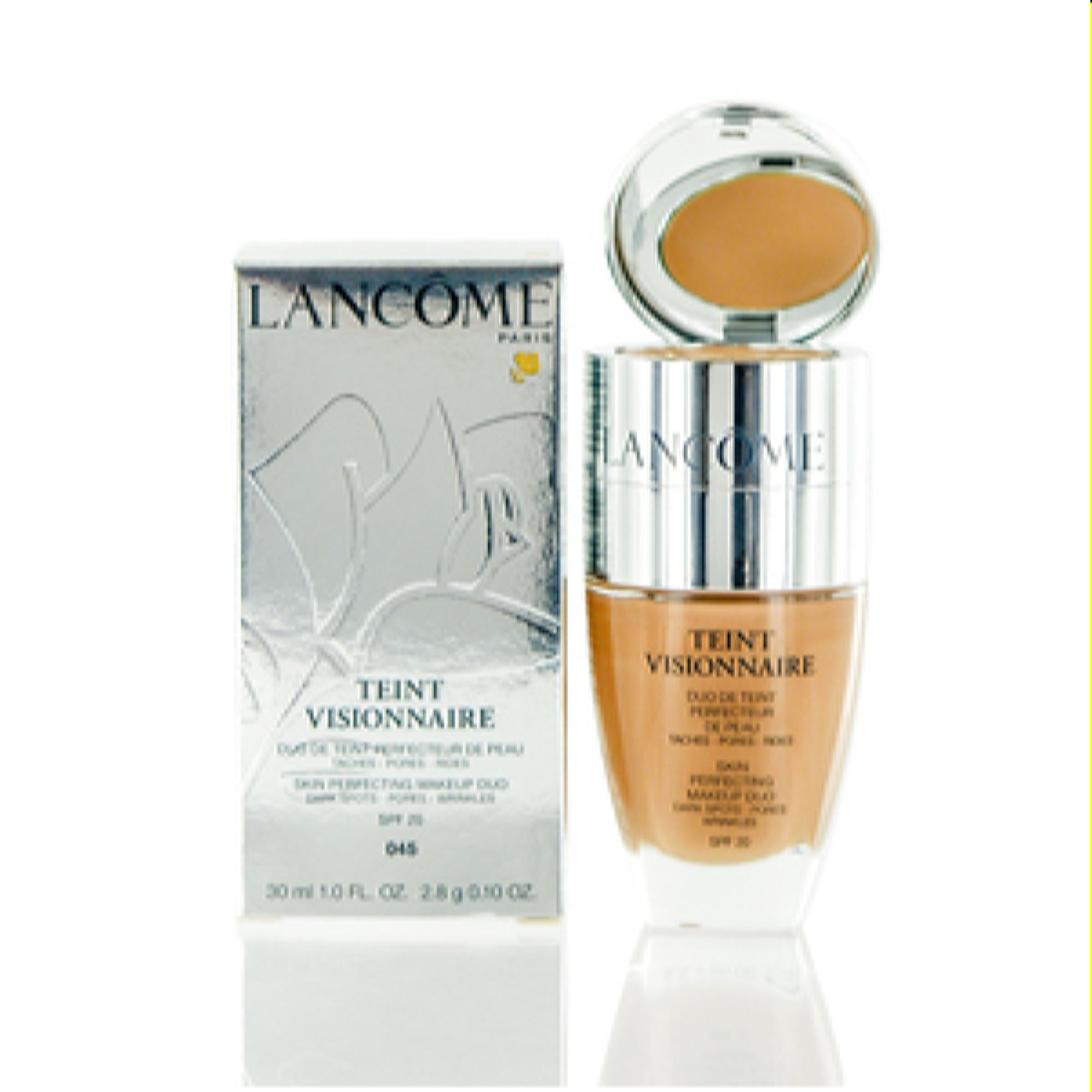 Lancome  Lancome Visionnaire Teint Skin Perfecting  Duo Spf 20 (045)Sable 1.0 Oz 3605532697604