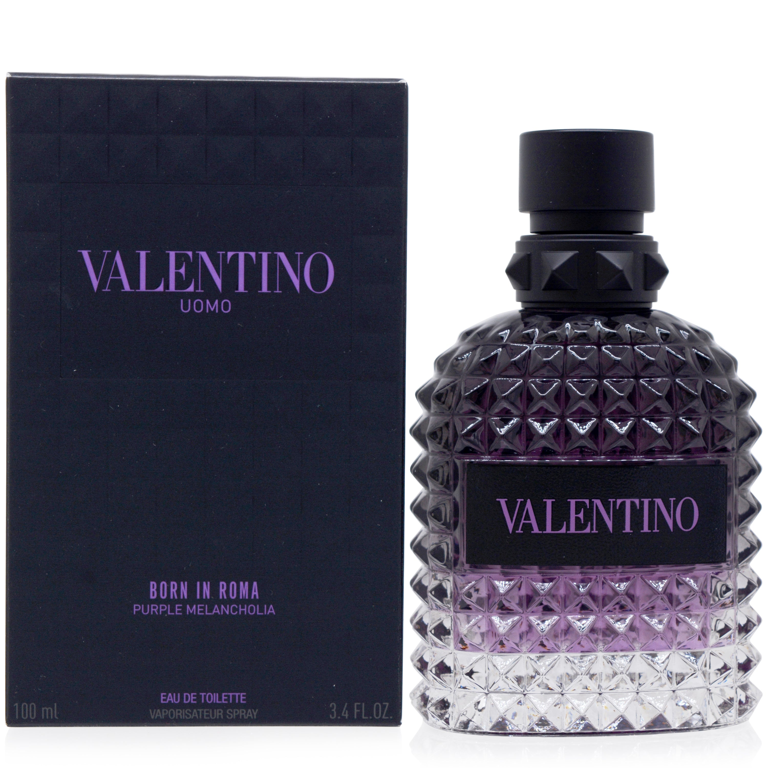U Born Roma Purple Melancholia by Valentino EDT Spray 3.4 Oz - Men 3614274626872