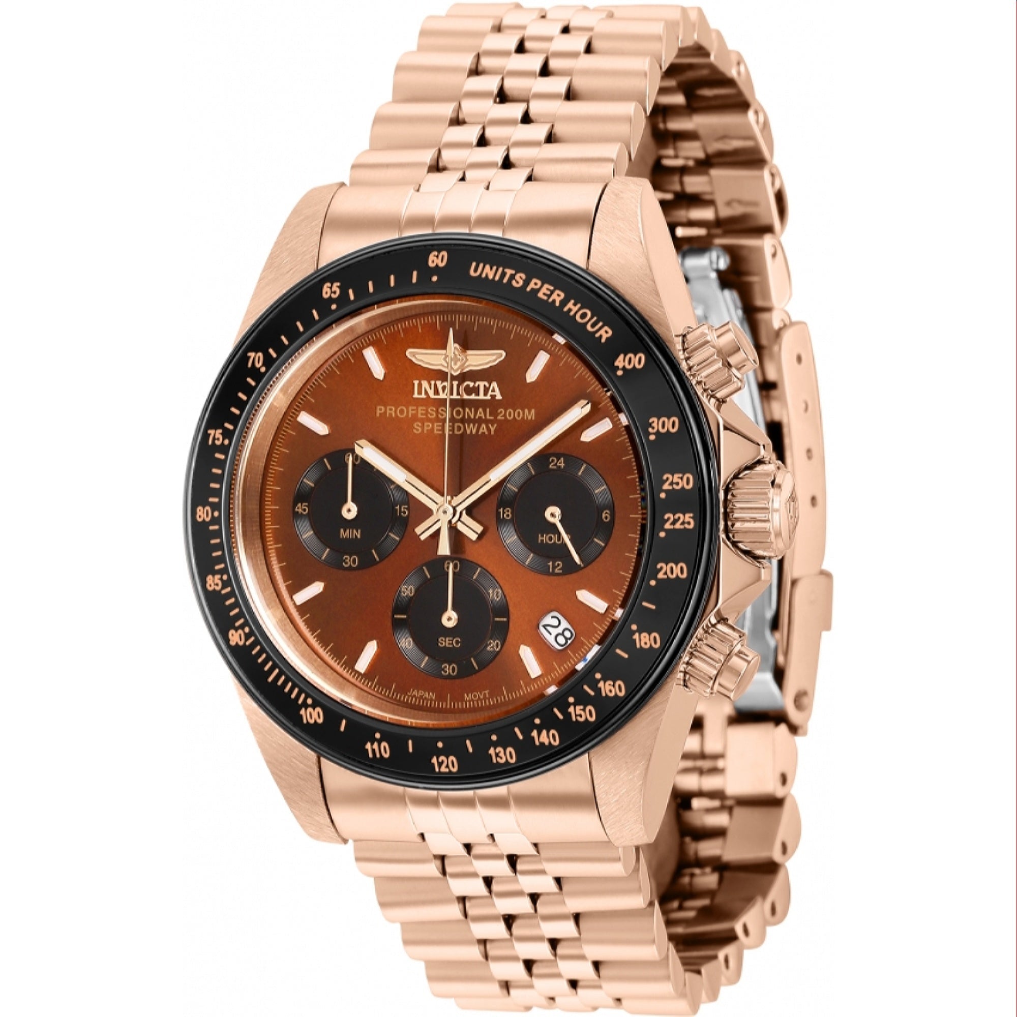 Invicta Quartz Speedway Brown Dial Men's Watch 36736