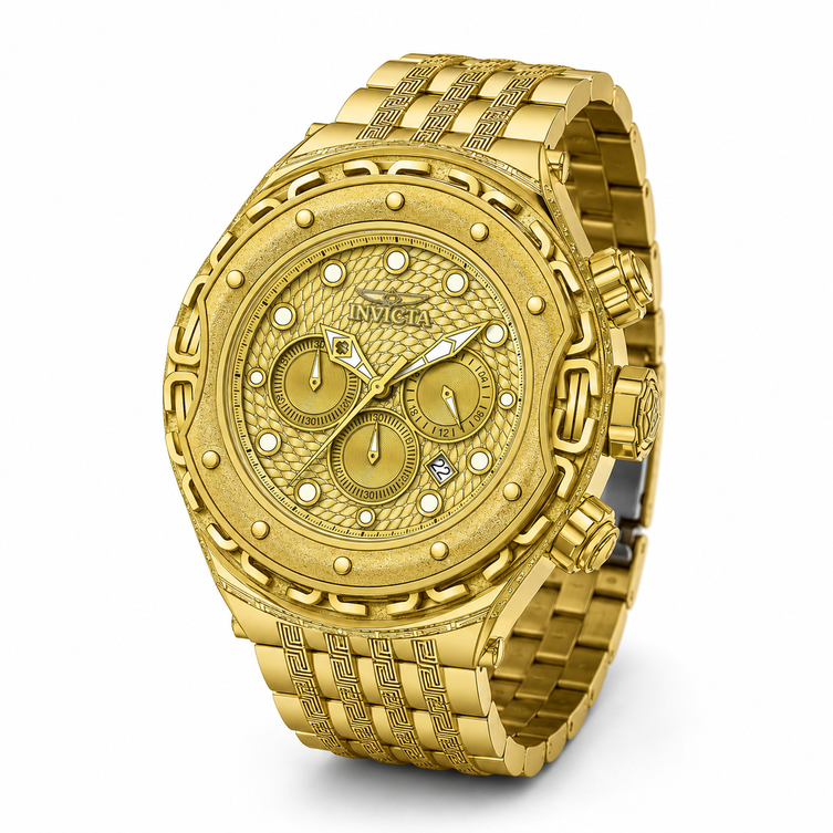 Invicta Quartz Bolt Gold Dial Men's Watch 50075