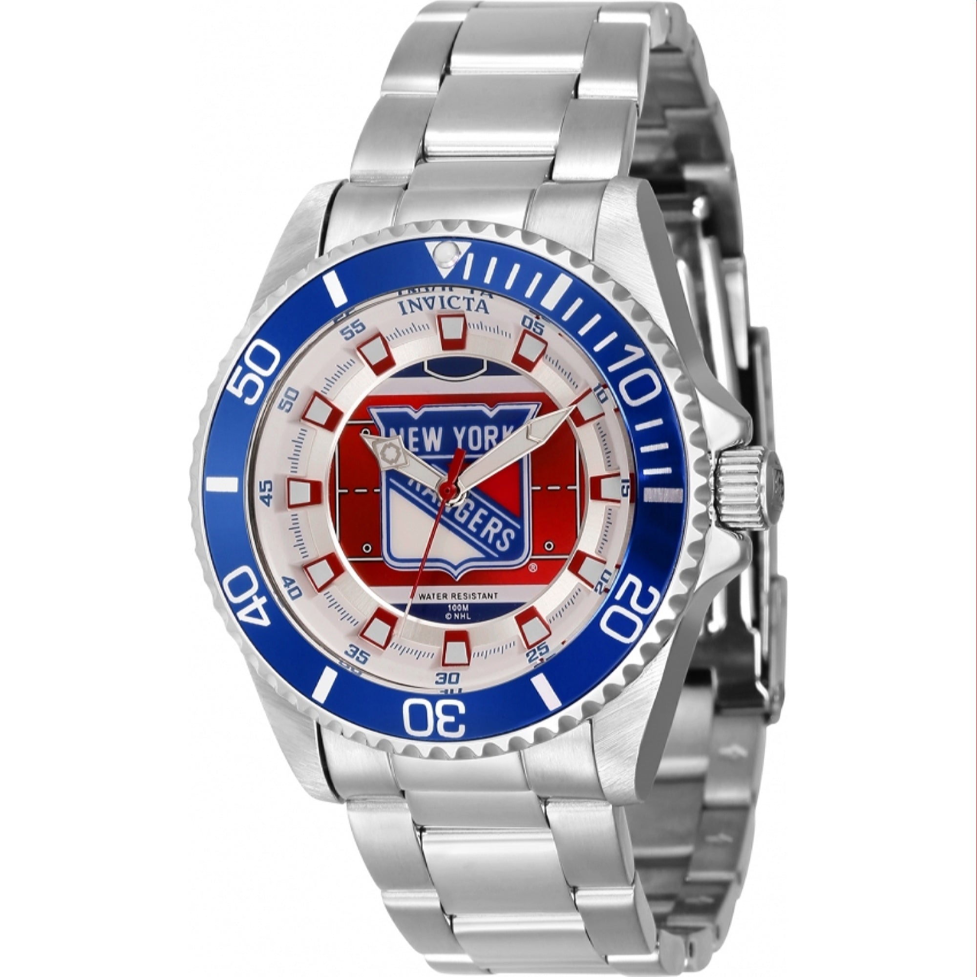 Invicta NHL Quartz NHL Rangers Red and White Dial Women's Watch 42211