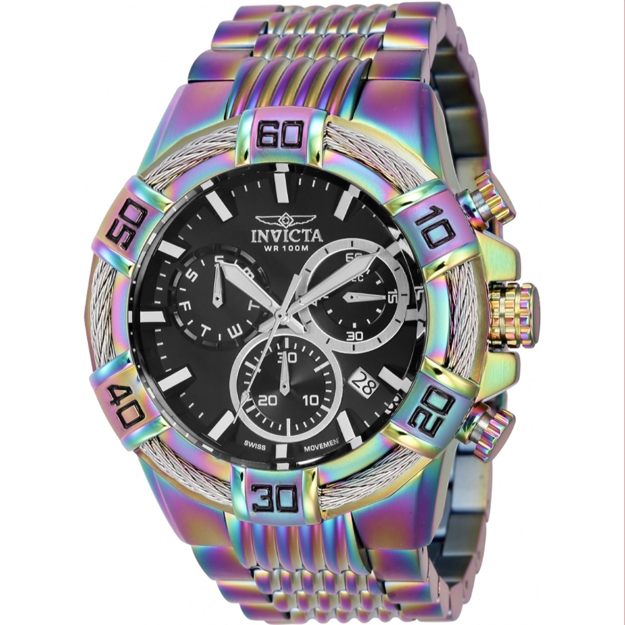 Invicta  Quartz Bolt Black Dial Men's Watch 43635