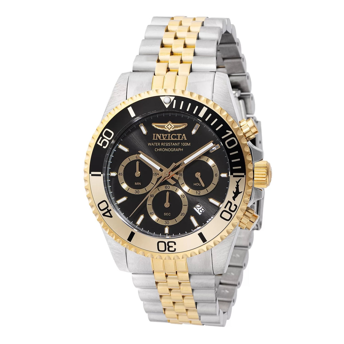 Invicta Men's 44720 Pro Diver Quartz Chronograph Black Dial Watch