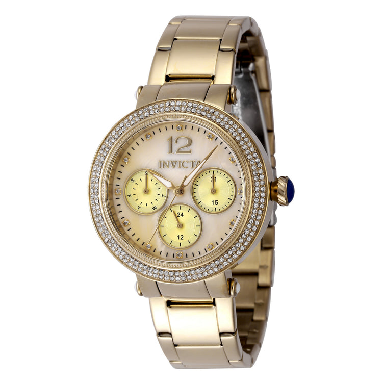 Invicta Quartz Bolt Mother of Pearl Dial Women's Watch 48113