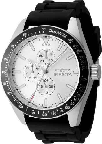 Invicta Quartz Aviator Silver Dial Men's Watch 48855