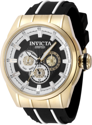 Invicta Quartz Speedway Black Dial Men's Watch 49055