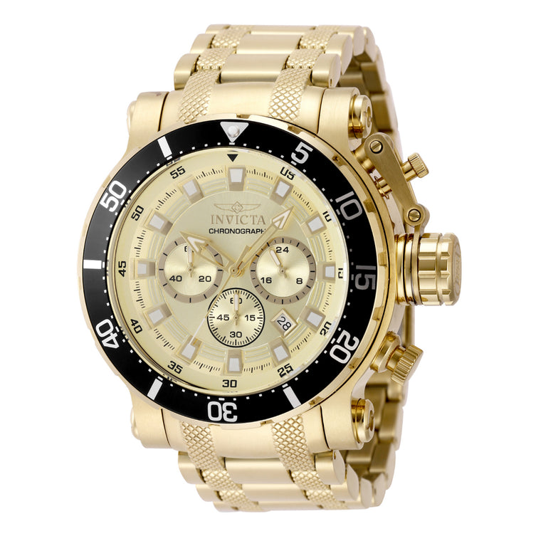 Invicta Quartz Coalition Forces Gold Dial Men's Watch 49093