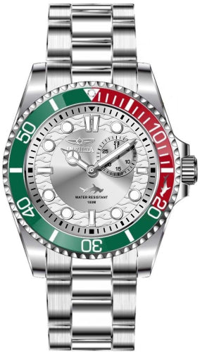 Invicta Quartz Pro Diver Silver Dial Men's Watch 49276