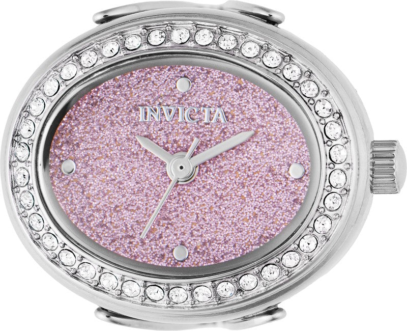 Invicta Quartz Mini Pink Dial Women's Ring Watch 49595