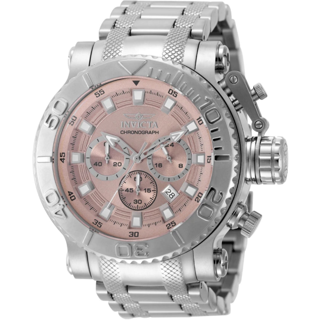 Invicta Quartz Coalition Forces Pink Dial Men's Watch 50114