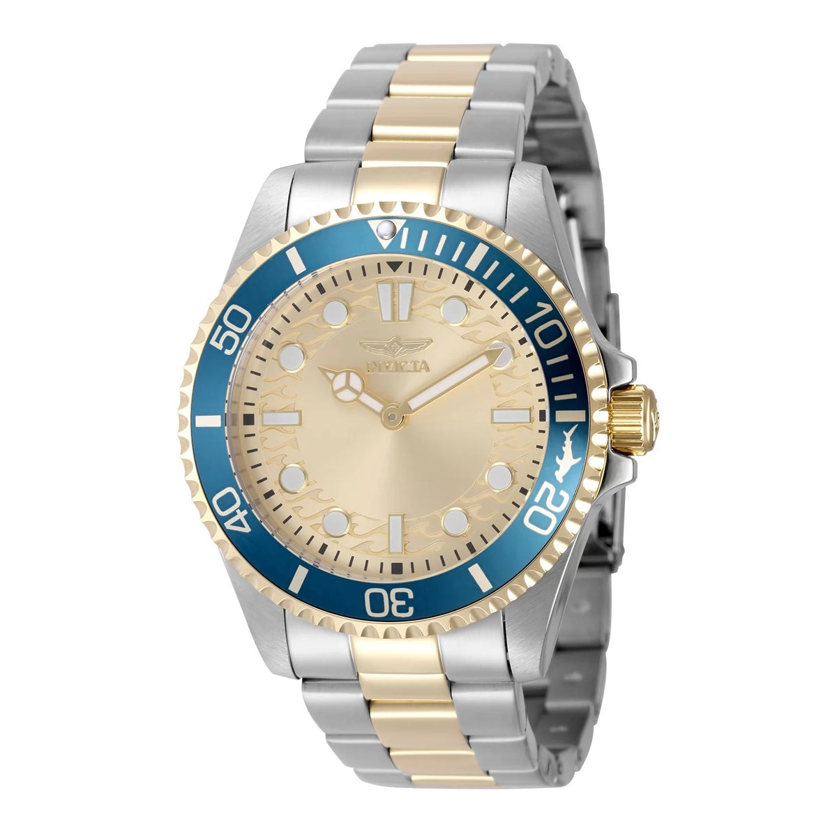 Invicta Men's 49697 Pro Diver Quartz PC20S Brass Dial Watch